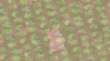 Soyut hareket desenli fütüristik video üretimi için dinamik dijital arkaplan