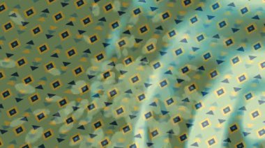 Benzersiz dijital animasyon tarzı grafikleri olan yaratıcı ortam tasarımı için yenilikçi hareket dokusu