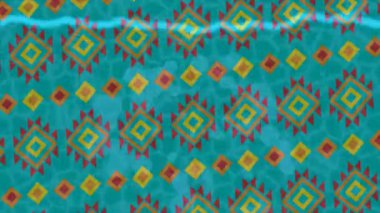 Soyut hareket desenli fütüristik video üretimi için dinamik dijital arkaplan