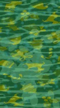 Soyut hareket desenli fütüristik video üretimi için dinamik dijital arkaplan