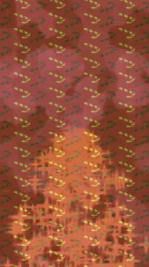 Benzersiz dijital animasyon tarzı grafikleri olan yaratıcı ortam tasarımı için yenilikçi hareket dokusu