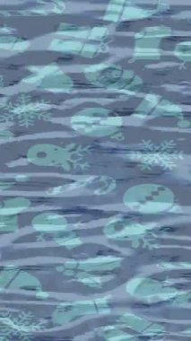 Soyut hareket desenli fütüristik video üretimi için dinamik dijital arkaplan