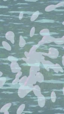 Benzersiz dijital animasyon tarzı grafikleri olan yaratıcı ortam tasarımı için yenilikçi hareket dokusu