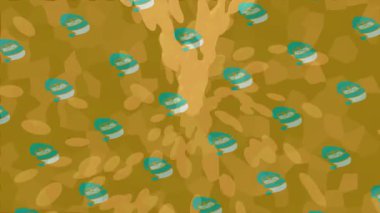 Modern medya üretimi için fütüristik dijital soyut doku sinematik tarz hareketli grafik ögesi