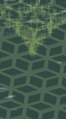 Organik desenli yüzey giriş stili video film sanatı ile soyut arkaplan tasarımı