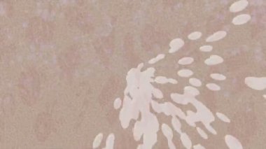 Dijital doku yüzey tasarım biçimi ile modern video animasyonu için gelişmiş hareket grafikleri