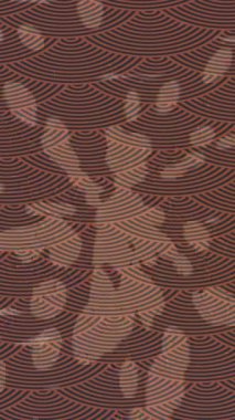 Soyut hareket desenli fütüristik video üretimi için dinamik dijital arkaplan