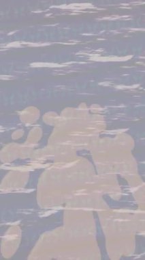 Dijital doku yüzey tasarım biçimi ile modern video animasyonu için gelişmiş hareket grafikleri