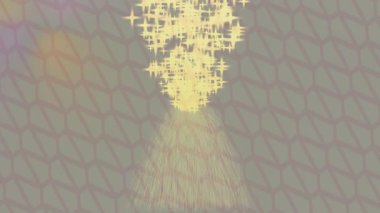 Benzersiz dijital animasyon tarzı grafikleri olan yaratıcı ortam tasarımı için yenilikçi hareket dokusu