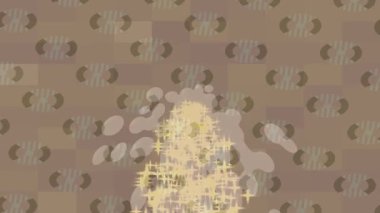 Dijital doku yüzey tasarım biçimi ile modern video animasyonu için gelişmiş hareket grafikleri