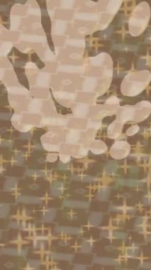 Benzersiz dijital animasyon tarzı grafikleri olan yaratıcı ortam tasarımı için yenilikçi hareket dokusu