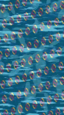 Benzersiz hareket grafikleri tasarım sanatına sahip yaratıcı film üretimi için özet bir arkaplan