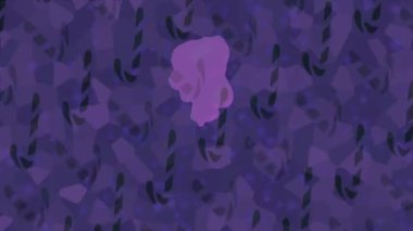 Benzersiz video giriş tasarımı projeleri için detaylı yüzey kalıbı film animasyon stili grafik girişi