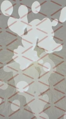 Benzersiz dijital animasyon tarzı grafikleri olan yaratıcı ortam tasarımı için yenilikçi hareket dokusu