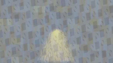 Benzersiz video giriş tasarımı projeleri için detaylı yüzey kalıbı film animasyon stili grafik girişi