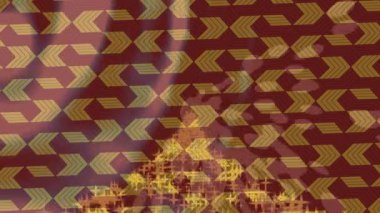 Modern medya üretimi için fütüristik dijital soyut doku sinematik tarz hareketli grafik ögesi