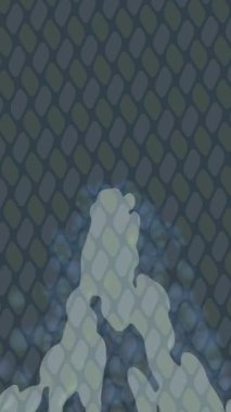 Benzersiz video giriş tasarımı projeleri için detaylı yüzey kalıbı film animasyon stili grafik girişi