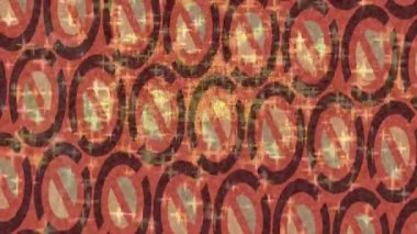 Benzersiz dijital animasyon tarzı grafikleri olan yaratıcı ortam tasarımı için yenilikçi hareket dokusu