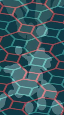 Modern medya üretimi için fütüristik dijital soyut doku sinematik tarz hareketli grafik ögesi