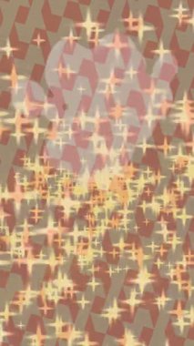 Benzersiz dijital animasyon tarzı grafikleri olan yaratıcı ortam tasarımı için yenilikçi hareket dokusu