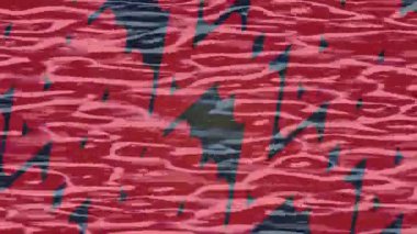 Benzersiz hareket dokusu tasarım sanatı ile profesyonel video düzenleme için modern soyut grafikler