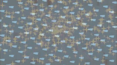 Soyut hareket desenli fütüristik video üretimi için dinamik dijital arkaplan