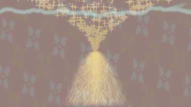 Organik desenli yüzey giriş stili video film sanatı ile soyut arkaplan tasarımı