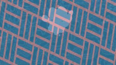 Lüks hareket projeleri için soyut tasarım stili animasyonu olan üst düzey dijital doku