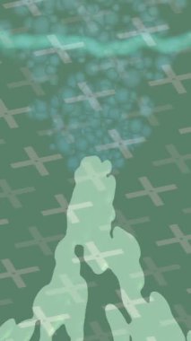 Benzersiz video giriş tasarımı projeleri için detaylı yüzey kalıbı film animasyon stili grafik girişi