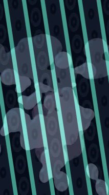 Benzersiz dijital animasyon tarzı grafikleri olan yaratıcı ortam tasarımı için yenilikçi hareket dokusu