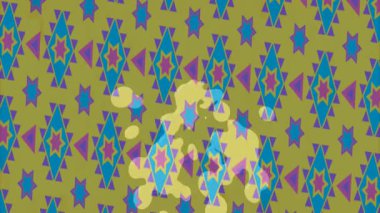 Lüks hareket projeleri için soyut tasarım stili animasyonu olan üst düzey dijital doku