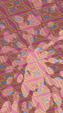 Benzersiz dijital animasyon tarzı grafikleri olan yaratıcı ortam tasarımı için yenilikçi hareket dokusu