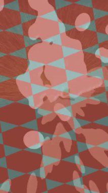 Soyut hareket desenli fütüristik video üretimi için dinamik dijital arkaplan