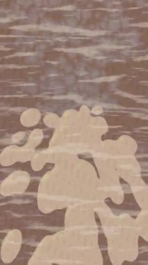 Organik desenli yüzey giriş stili video film sanatı ile soyut arkaplan tasarımı