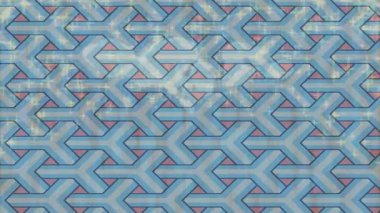 Soyut hareket desenli fütüristik video üretimi için dinamik dijital arkaplan