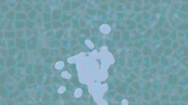 Benzersiz dijital animasyon tarzı grafikleri olan yaratıcı ortam tasarımı için yenilikçi hareket dokusu