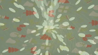 Organik desenli yüzey giriş stili video film sanatı ile soyut arkaplan tasarımı