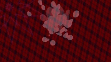 Soyut hareket desenli fütüristik video üretimi için dinamik dijital arkaplan