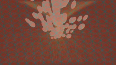 Benzersiz dijital animasyon tarzı grafikleri olan yaratıcı ortam tasarımı için yenilikçi hareket dokusu