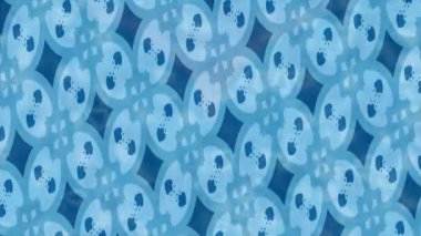 Benzersiz video giriş tasarımı projeleri için detaylı yüzey kalıbı film animasyon stili grafik girişi