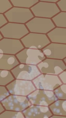 Benzersiz dijital animasyon tarzı grafikleri olan yaratıcı ortam tasarımı için yenilikçi hareket dokusu