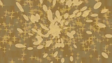 Benzersiz dijital animasyon tarzı grafikleri olan yaratıcı ortam tasarımı için yenilikçi hareket dokusu