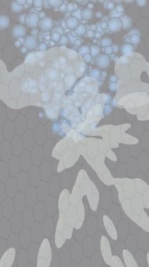 Organik desenli yüzey giriş stili video film sanatı ile soyut arkaplan tasarımı