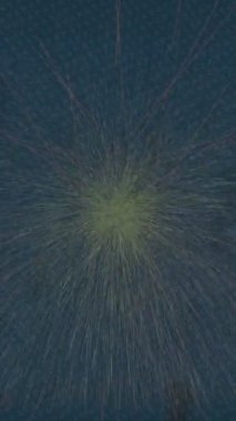 Soyut hareket desenli fütüristik video üretimi için dinamik dijital arkaplan