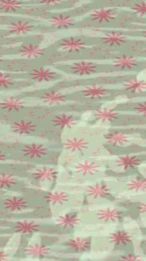 Organik desenli yüzey giriş stili video film sanatı ile soyut arkaplan tasarımı