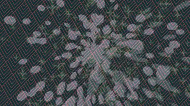 Benzersiz dijital animasyon tarzı grafikleri olan yaratıcı ortam tasarımı için yenilikçi hareket dokusu