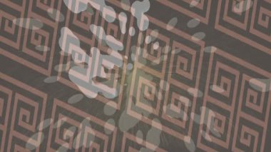 Benzersiz hareket dokusu tasarım sanatı ile profesyonel video düzenleme için modern soyut grafikler