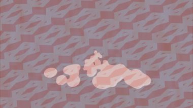 Dijital doku yüzey tasarım biçimi ile modern video animasyonu için gelişmiş hareket grafikleri