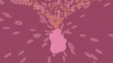 Organik desenli yüzey giriş stili video film sanatı ile soyut arkaplan tasarımı