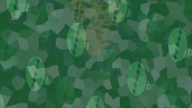 Soyut hareket desenli fütüristik video üretimi için dinamik dijital arkaplan